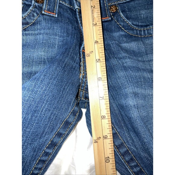 True Religion Bobby Low Rise Stretch Boot Cut Denim Jeans USA Womens 28 Y2K - Picture 12 of 15